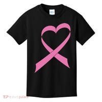 Heart Breast Cancer Ribbon Kids T-Shirt thumb 0