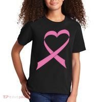 Heart Breast Cancer Ribbon Kids T-Shirt thumb 2