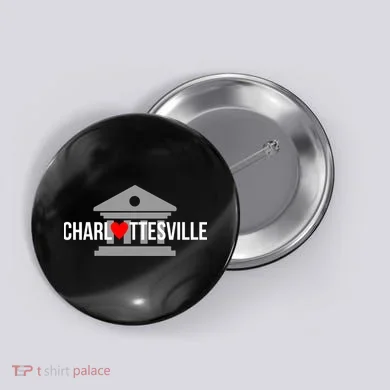 Heart Charlottesville Button