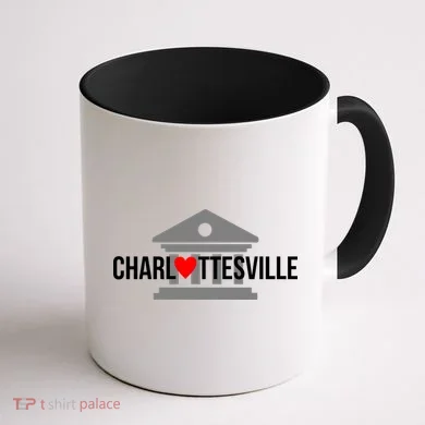 Heart Charlottesville Coffee Mug back