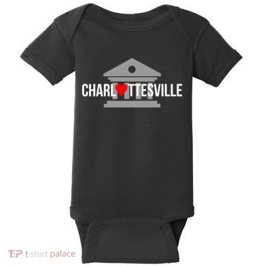Heart Charlottesville Baby Bodysuit