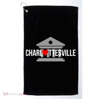 Heart Charlottesville Golf Towel