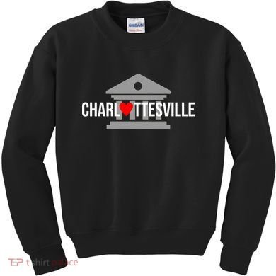 Heart Charlottesville Kids Sweatshirt