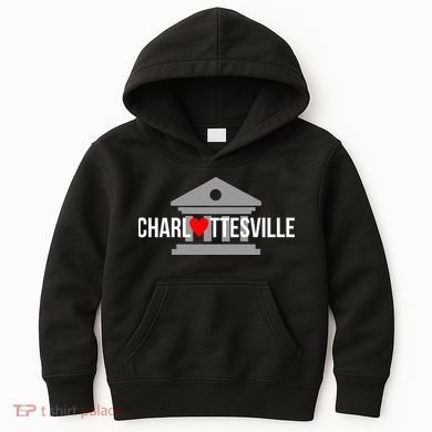 Heart Charlottesville Kids Hoodie
