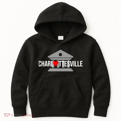 Heart Charlottesville Kids Hoodie