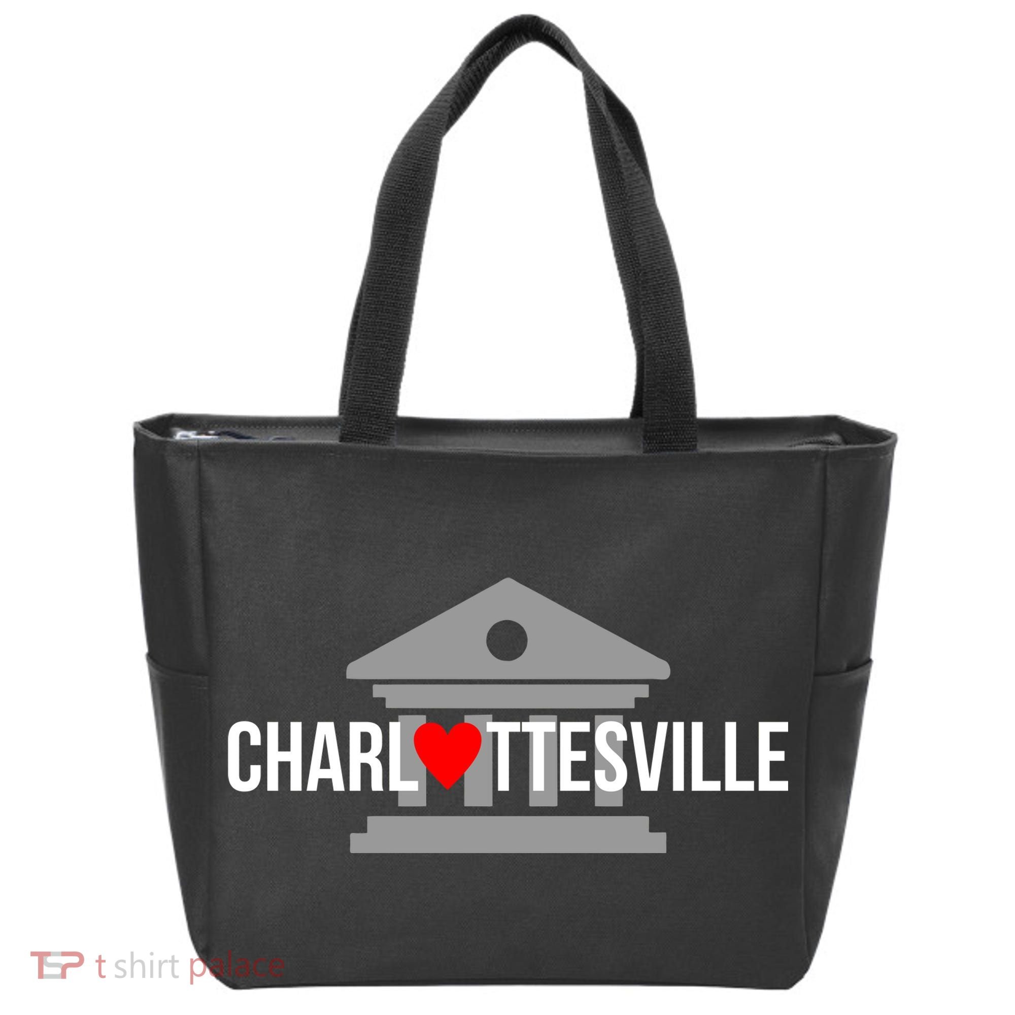 Heart Charlottesville Tote Bag