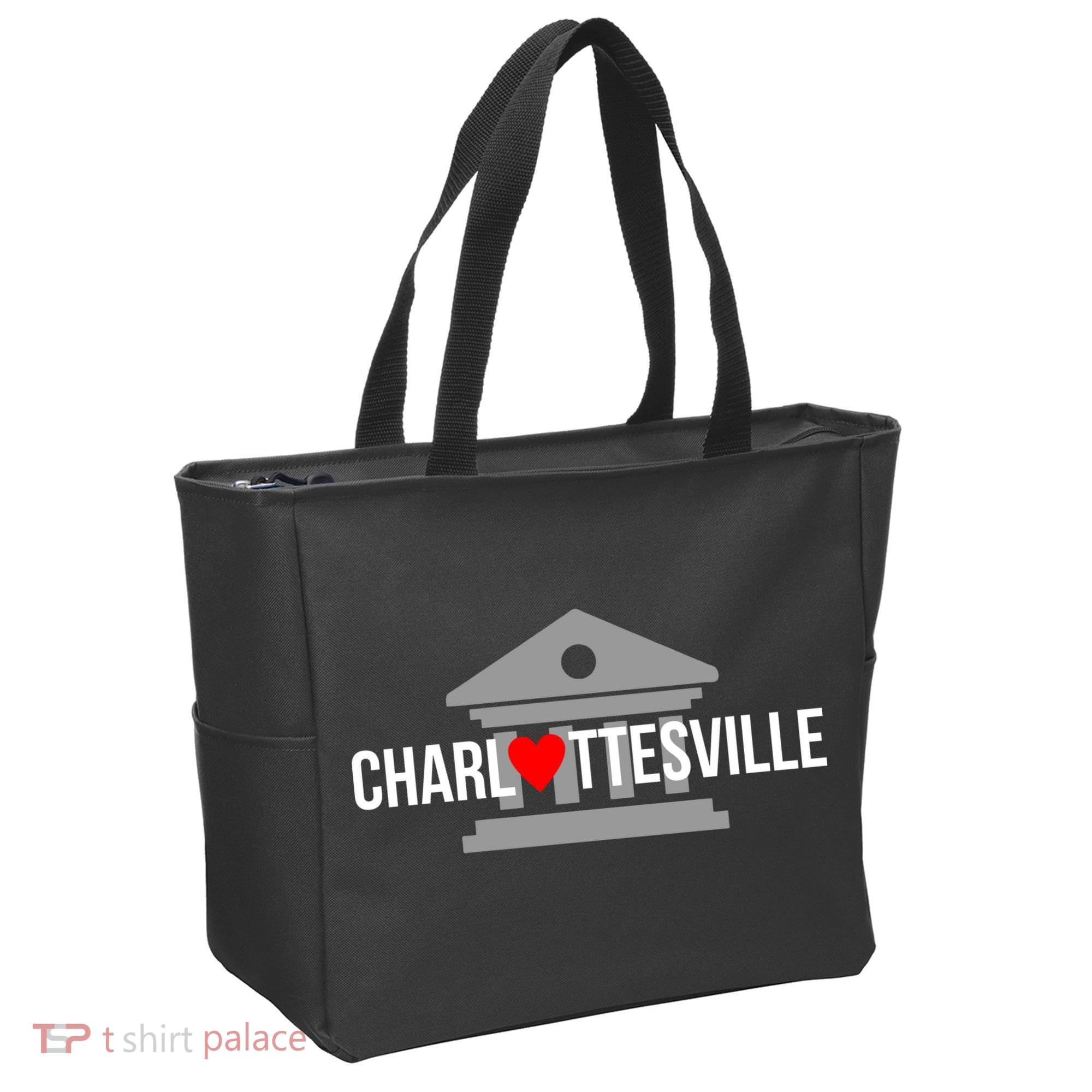 Heart Charlottesville Tote Bag