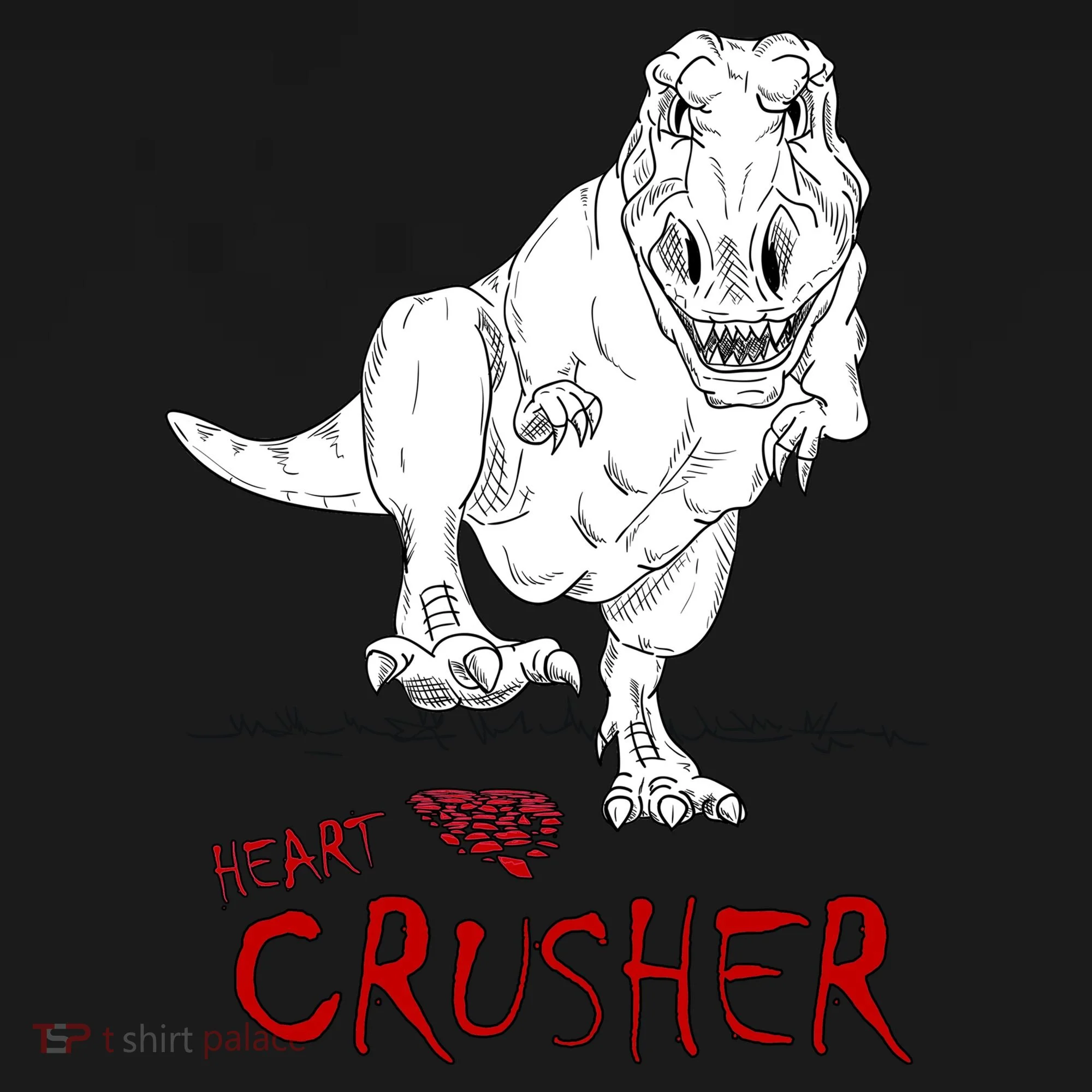 Heart Crusher Valentine's Day Doggie Tank