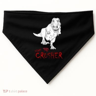 Heart Crusher Valentine's Day USA-Made Doggie Bandana
