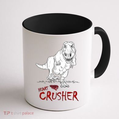 Heart Crusher Valentine's Day Coffee Mug back