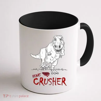 Heart Crusher Valentine's Day Coffee Mug back