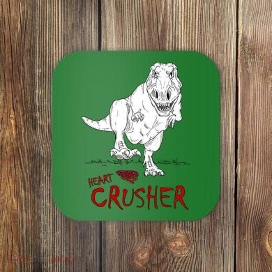 Heart Crusher Valentine's Day Coaster