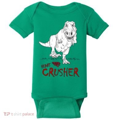 Heart Crusher Valentine's Day Baby Bodysuit