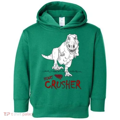Heart Crusher Valentine's Day Toddler Hoodie