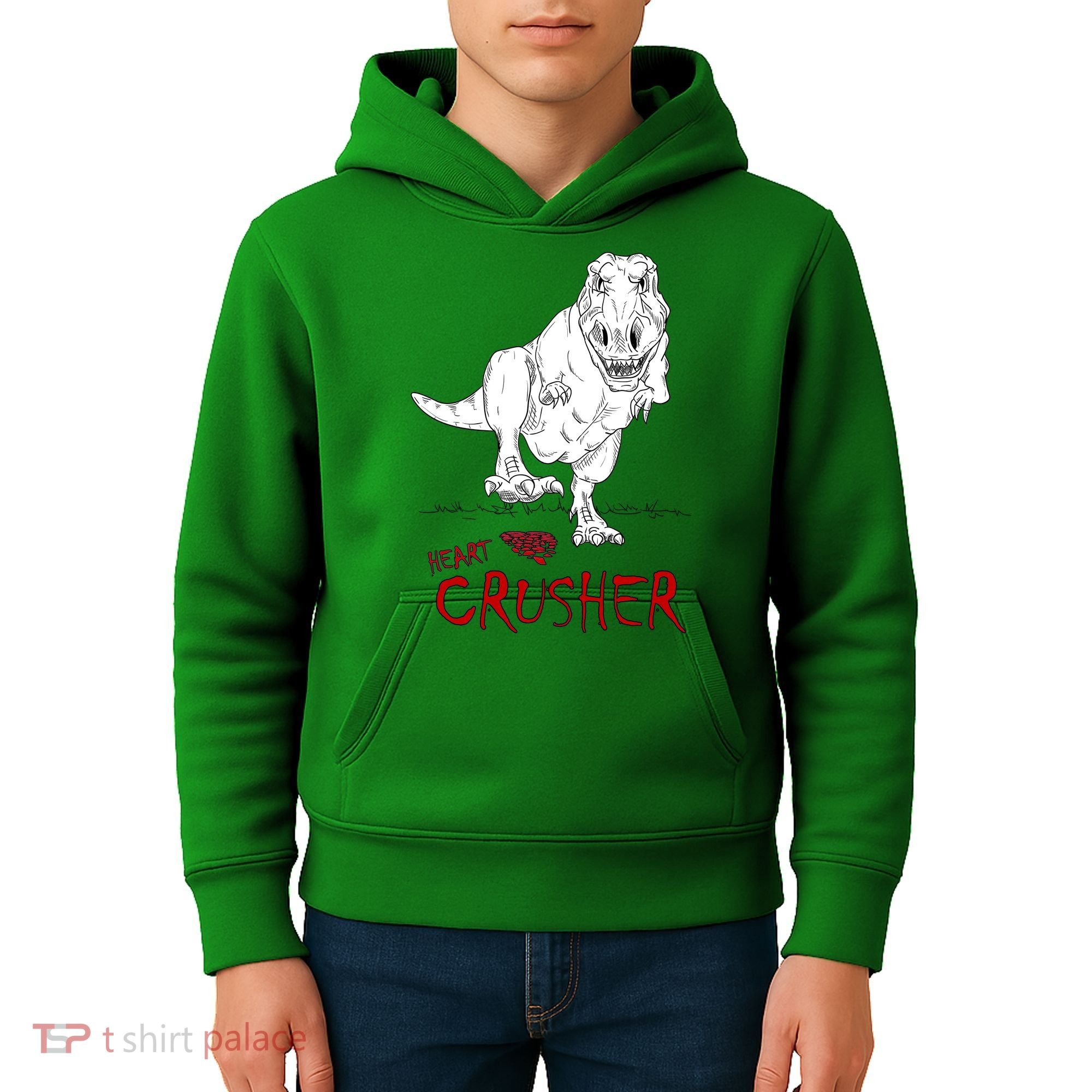 Heart Crusher Valentine's Day Kids Hoodie