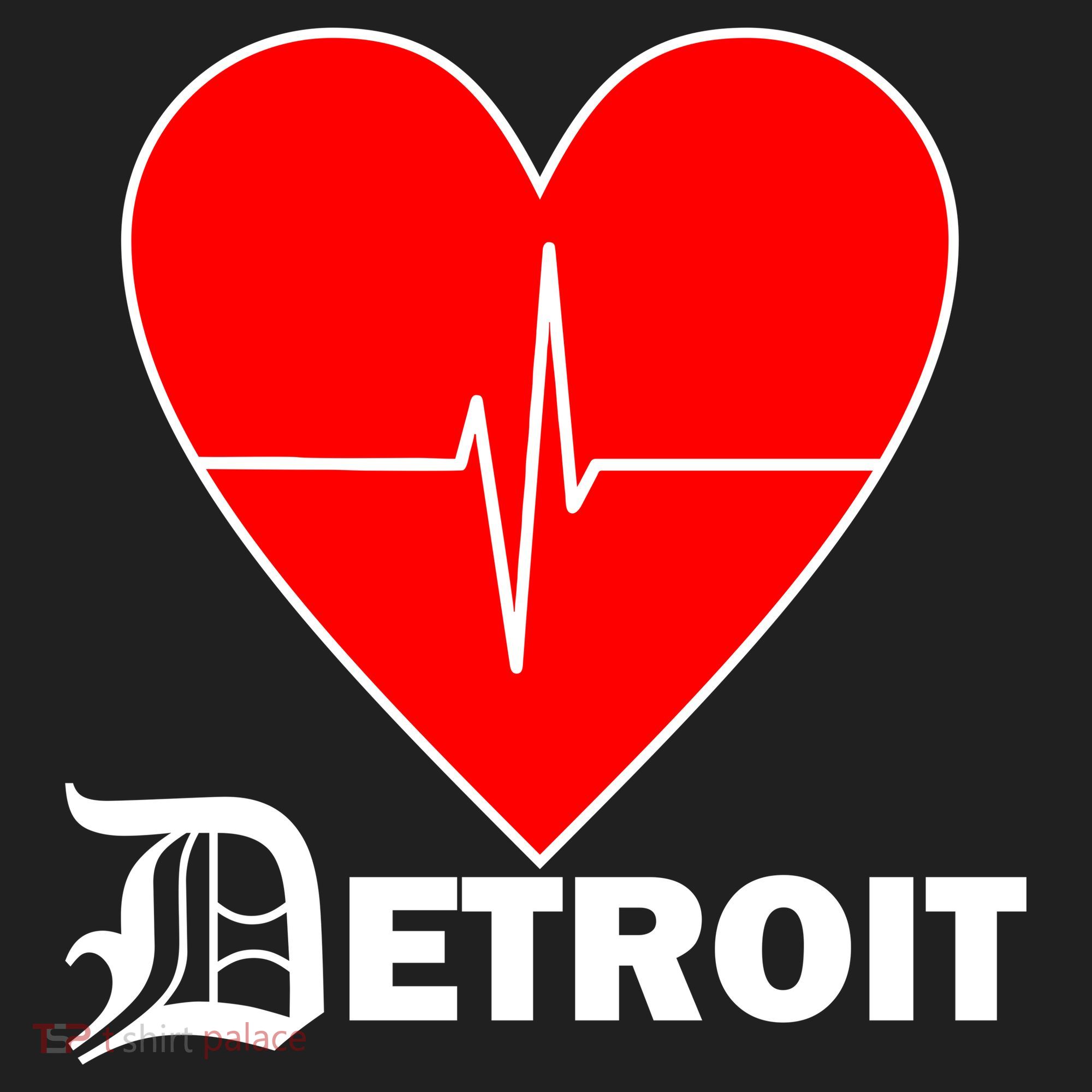 Heart Detroit Pulse Women's Sweatshirt