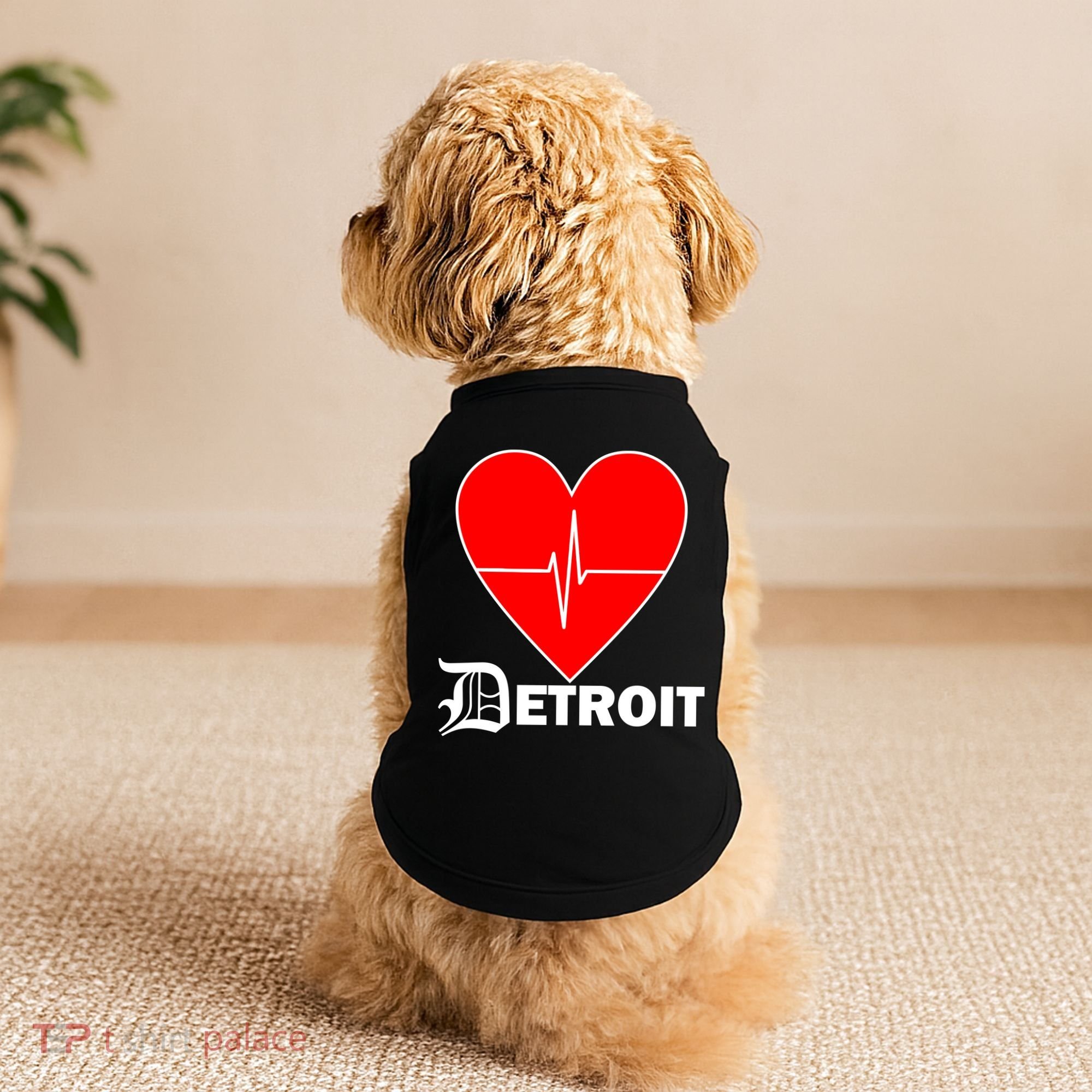 Heart Detroit Pulse Doggie Tank