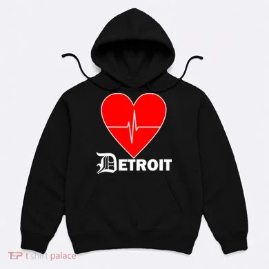 Heart Detroit Pulse Hoodie