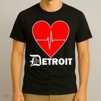 Heart Detroit Pulse T-Shirt thumb 3