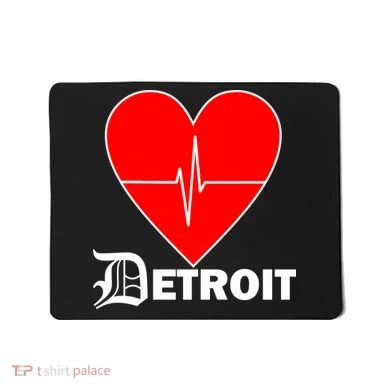 Heart Detroit Pulse Mousepad