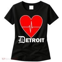 Heart Detroit Pulse Women's T-Shirt thumb 0