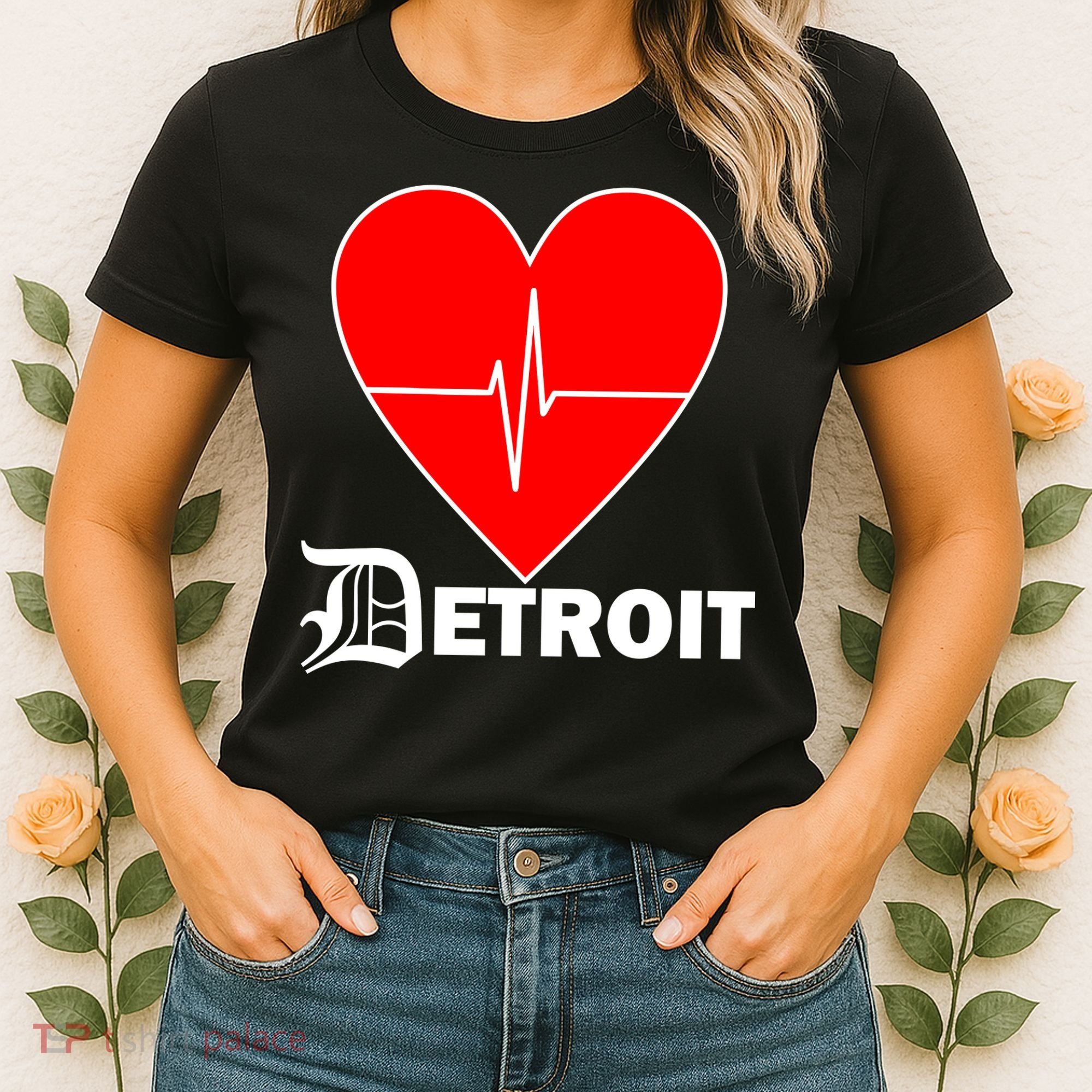 Heart Detroit Pulse Women's T-Shirt