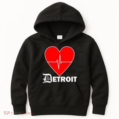 Heart Detroit Pulse Kids Hoodie