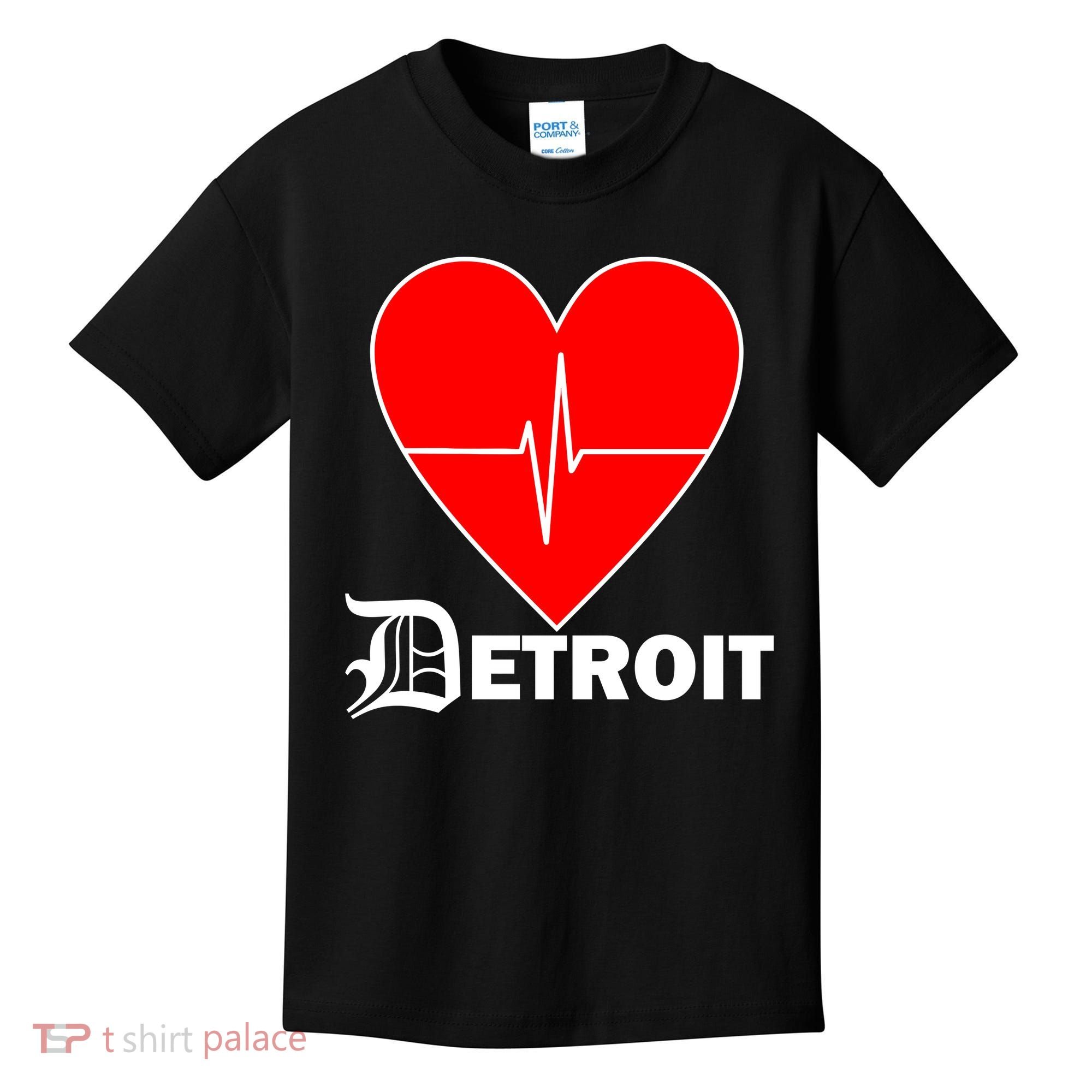 Heart Detroit Pulse Kids T-Shirt