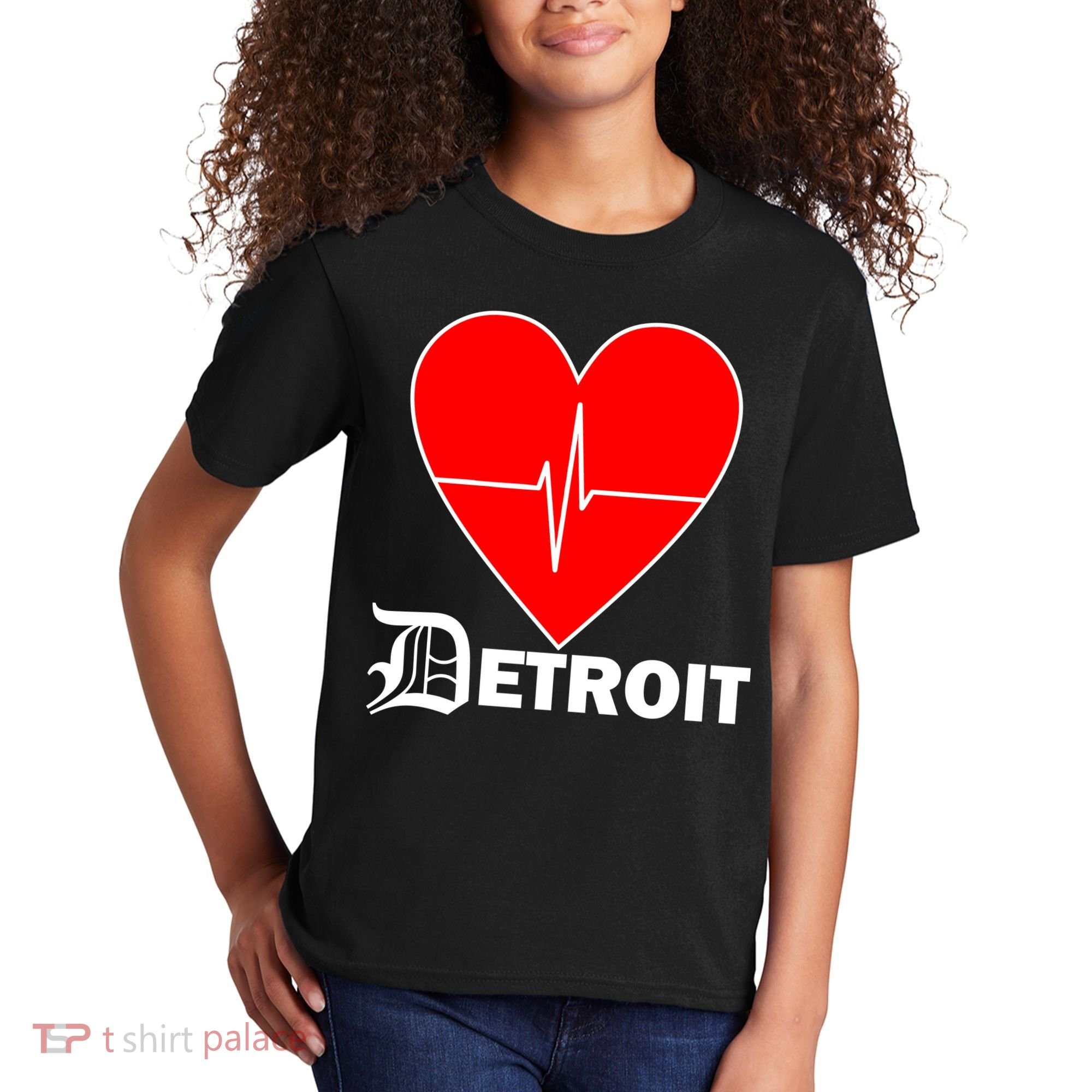 Heart Detroit Pulse Kids T-Shirt