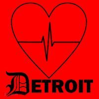 Heart Detroit Pulse Santa Hat thumb 1