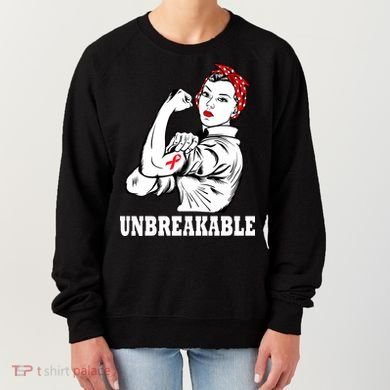 Heart Diseases Unbreakable We Can Do It Women's Sweatshirt