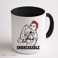 Heart Diseases Unbreakable We Can Do It Coffee Mug thumb 1