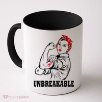 Heart Diseases Unbreakable We Can Do It Coffee Mug thumb 0