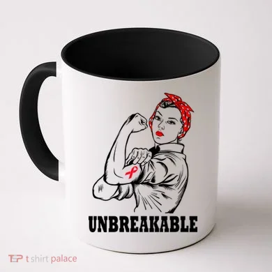 Heart Diseases Unbreakable We Can Do It Coffee Mug