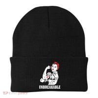 Heart Diseases Unbreakable We Can Do It Beanie thumb 0