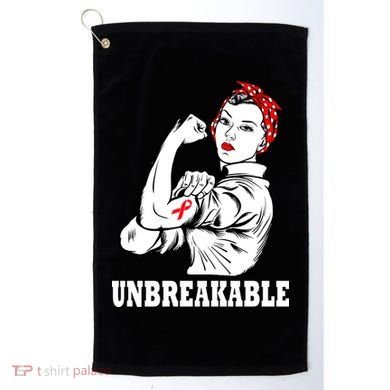 Heart Diseases Unbreakable We Can Do It Golf Towel