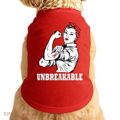 Heart Diseases Unbreakable We Can Do It Doggie Tank