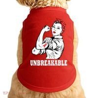 Heart Diseases Unbreakable We Can Do It Doggie Tank thumb 0