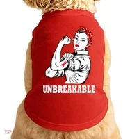 Heart Diseases Unbreakable We Can Do It Doggie Tank thumb 0
