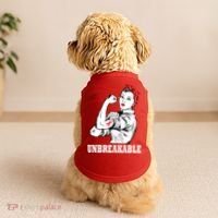 Heart Diseases Unbreakable We Can Do It Doggie Tank thumb 2
