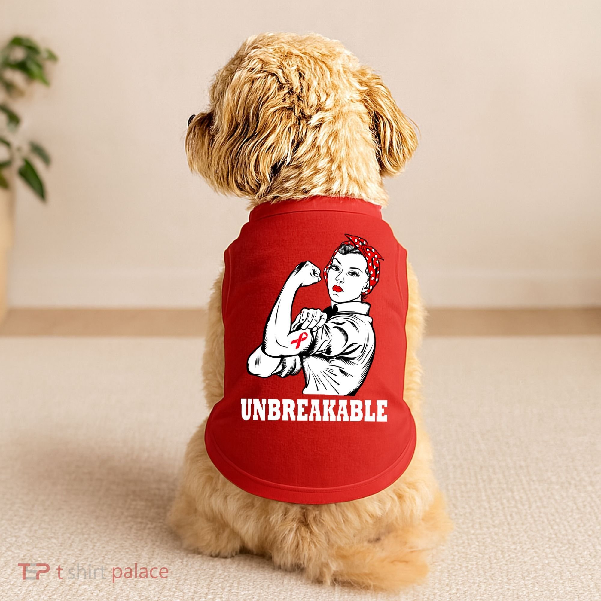 Heart Diseases Unbreakable We Can Do It Doggie Tank