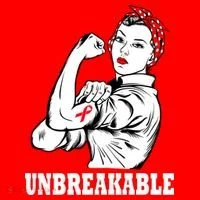 Heart Diseases Unbreakable We Can Do It Doggie Tank thumb 4