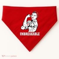 Heart Diseases Unbreakable We Can Do It USA-Made Doggie Bandana thumb 0