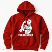Heart Diseases Unbreakable We Can Do It Hoodie thumb 0