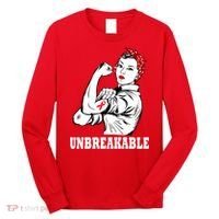 Heart Diseases Unbreakable We Can Do It Long Sleeve Shirt thumb 0