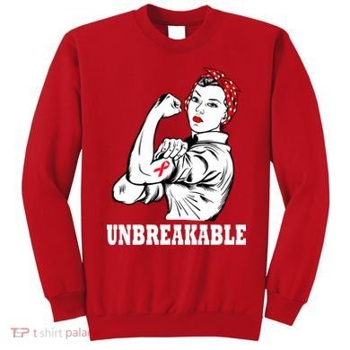 Heart Diseases Unbreakable We Can Do It Sweatshirt