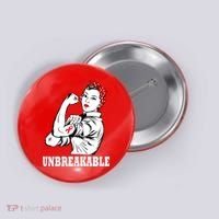 Heart Diseases Unbreakable We Can Do It Button thumb 0