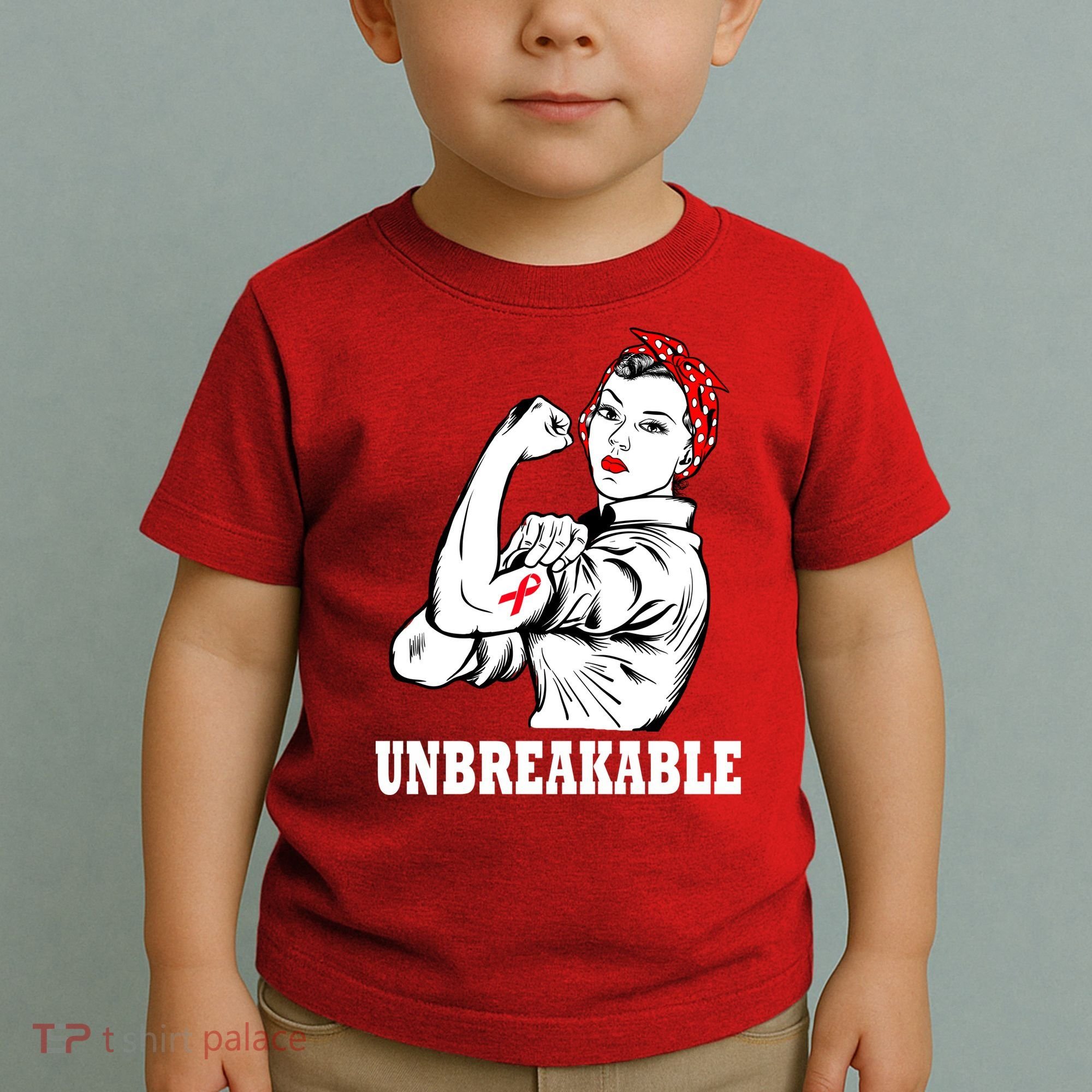 Heart Diseases Unbreakable We Can Do It Toddler T-Shirt