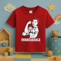 Heart Diseases Unbreakable We Can Do It Toddler T-Shirt thumb 3