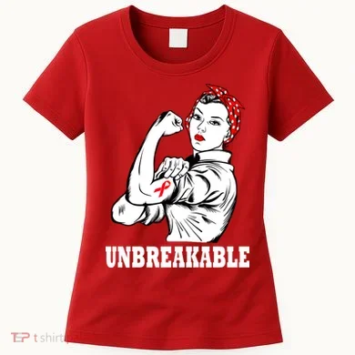 Heart Diseases Unbreakable We Can Do It Women's T-Shirt